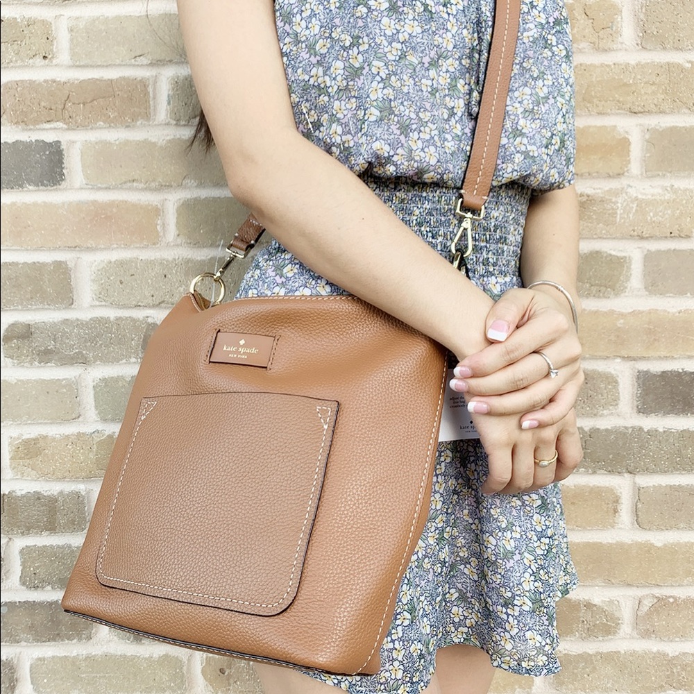 Kate spade convertible shoulder bag crossbody Tan - Picture 3 of 5
